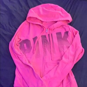 Pink hoodie